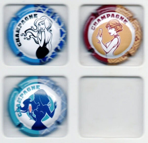 Capsules de champagne Générique série Femme 2023 Nouveautés Novembre 2023