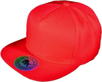 Custom Printed Text Logo Custom Personalized Snapback Hat Premium Cap Flat Bill