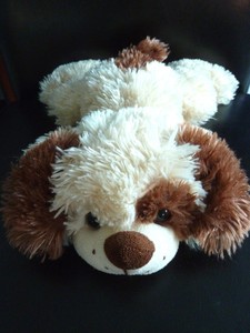Détails Sur K5 Doudou Peluche Chien Ecru Blanc Marron Gipsy Gm 36cms Tbe Naboie Plus