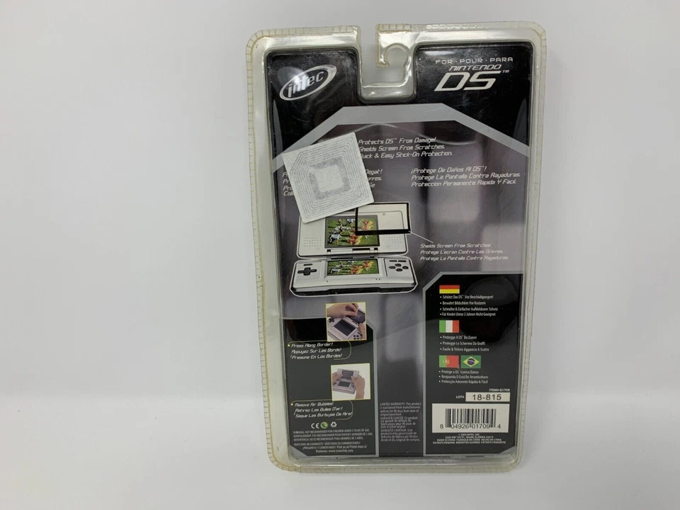 Nintendo DS - Screen Protector Intec (Safe Screen) Screen Protector - Image 2 of 4
