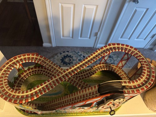 J.Chein Tin Litho wind up Roller Coaster - Picture 9 of 12