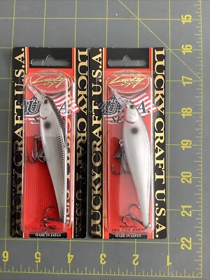 2 Lucky Craft Pointer 95 SP Minnow Jerkbait Lures OR TENNESSEE SHAD New Look!