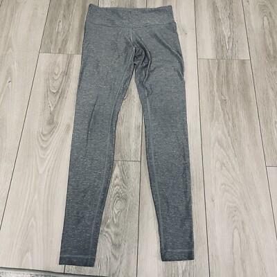 LULULEMON Tweed/Herringbone Style Black/Gray Leggings Size (31