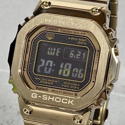 CASIO G-SHOCK Gold Metal GMW-B5000GD-9JF Solar Bluetooth Men’s watch  Fast/Ship