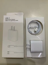 iPhone 11 12 13 14 20W USB-C Fast Charger Wall Adapter And Cable