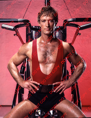 Ted Shackelford, Hairy Chest, Sweaty, Beefcake, Gay Interest, 13x19