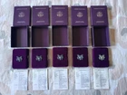 5 boxes 1987 from PROOF Silver Eagles NO COINS just boxes with OGP