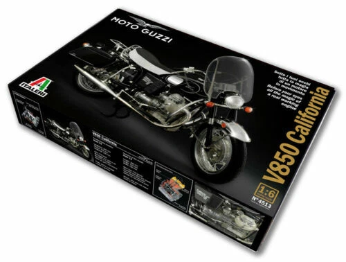 Modellini statici di moto e quad scala 1:9 per Moto Guzzi