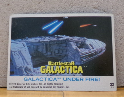 CYLON LASER RIFLE DAMAGED BATTLESTAR GALACTICA TRADING CARD GALACTICA UNDER FIRE