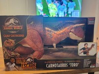 Jurassic World Super Colossal Carnotaurus Toro Action Figure by Mattel - New