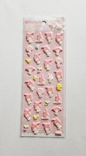 Vtg Sanrio Stickers My Melody 2005 Puffy Spongy Piano and Friends NIP Korea