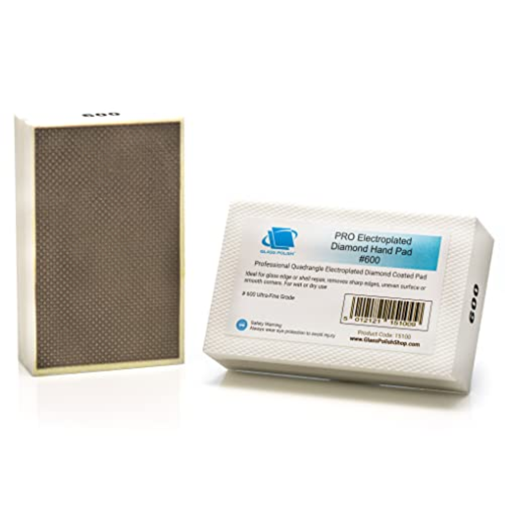 Glass Polish 15100 Blocco per carteggiare a mano in diamante per la lisciatura,