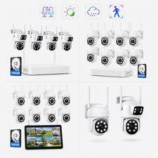 Wireless Home Security Camera System Weatherproof Color Night Vision CCTV Camera