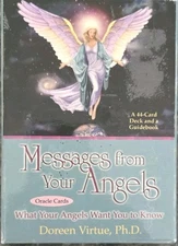 Messages from Your Angels Cards by Doreen Virtue Oracle Cards
