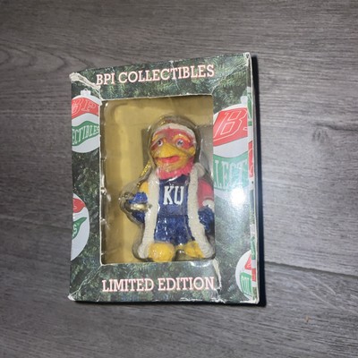 BPI Collectibles Kanas University Ku Jayhawk Santa Ornament Vintage