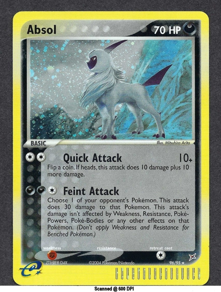Absol #96/95 Team Magma & Team Aqua secret rare near mint - unplayed