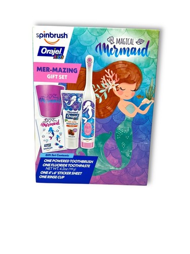 Orajel Kids Magical Mermaid Mer-Mazing Gift Set Toothbrush Toothpaste ...