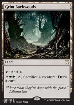 Magic/MTG Grim Backwoods C18-251 Rare Englisch Excellent