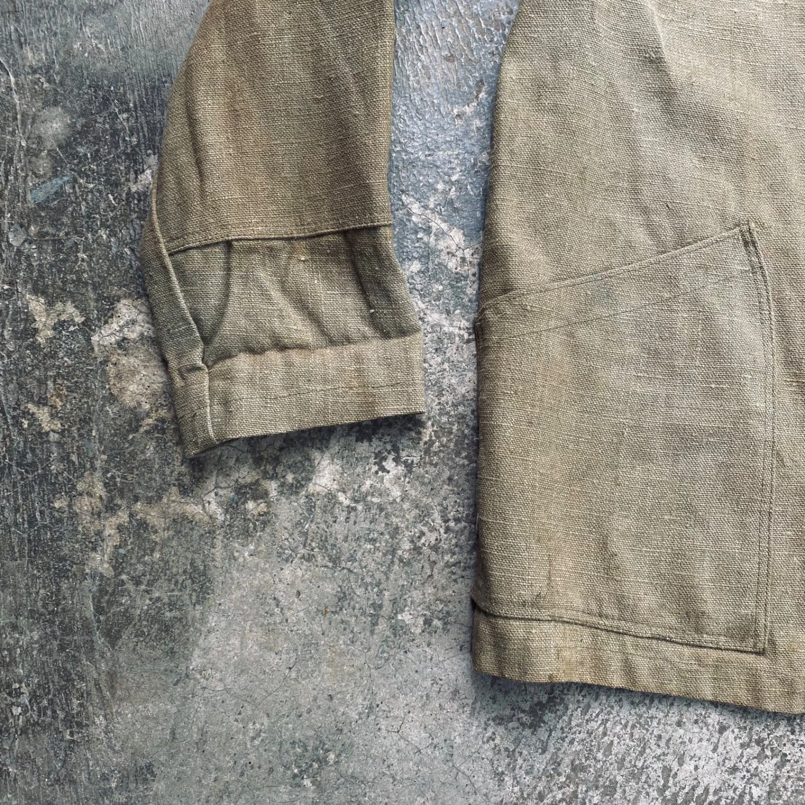 Vintage 60s ussr soviet hamp welder engineer work heavy jacket - product detail image 4