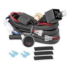 Wiring Harness 2 Lead, Fastchoy Auto 12v Nylon LED Light Bar Wiring 2 Leads