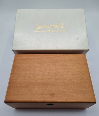 Eberhard & Co. vintage wooden box complete outer box for any models good