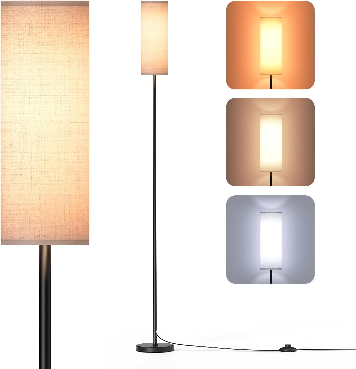 Offerta Lampada da Terra LED 9W - Piantana Lettura Dimmerabile Economica