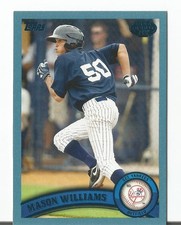 Mason Williams 2011 Topps Pro Debut BLUE FOIL SP RC #38 YANKEES 175/309