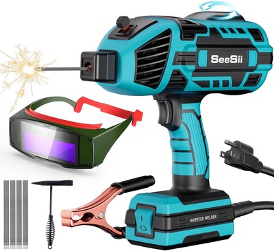 Seesii 120A Portable Electric Welding Machine 110V ARC Welder with IGBT Inverter