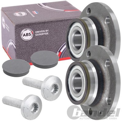 2x ABS RADNABE HINTEN für AUDI A3 8P VW GOLF 5 6 TOURAN PASSAT SEAT LEON SKODA