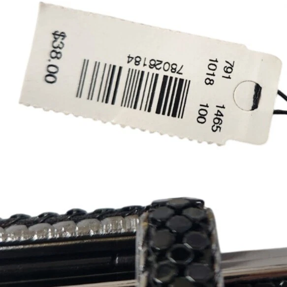 Black Sequin Evening Bag Chain Strap Satin Interior The Limited NWT party  - Image 4 of 4