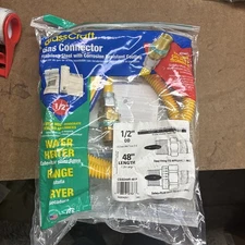 BrassCraft CSSD44-48 P 1/2" MIP x 1/2" MIP 48-Inch Gas Appliance Connector