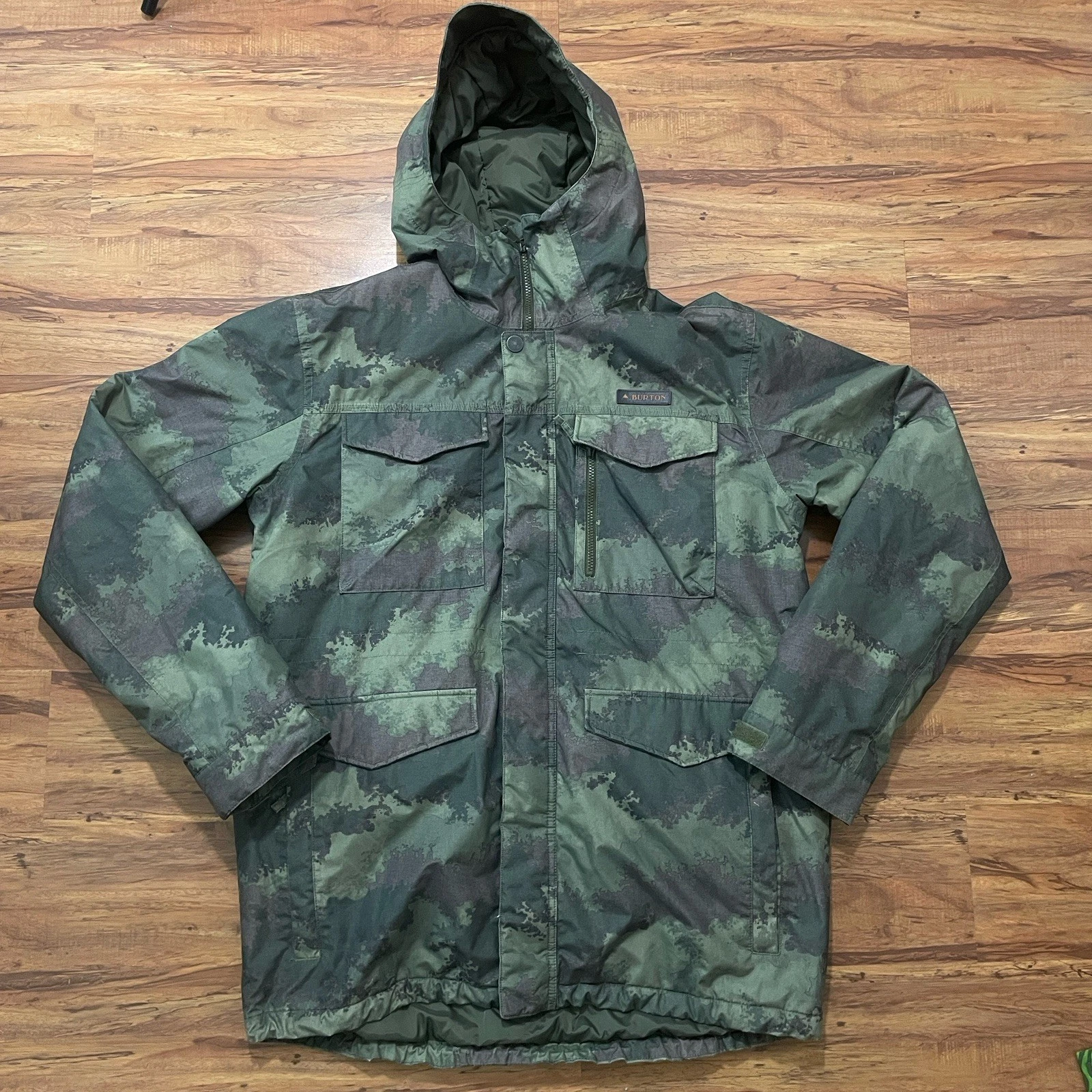 Burton Dhaka Jacket Mens XL Green Camo Ski Snowboard Parka Dryride Snow
Opens in a new window or tab