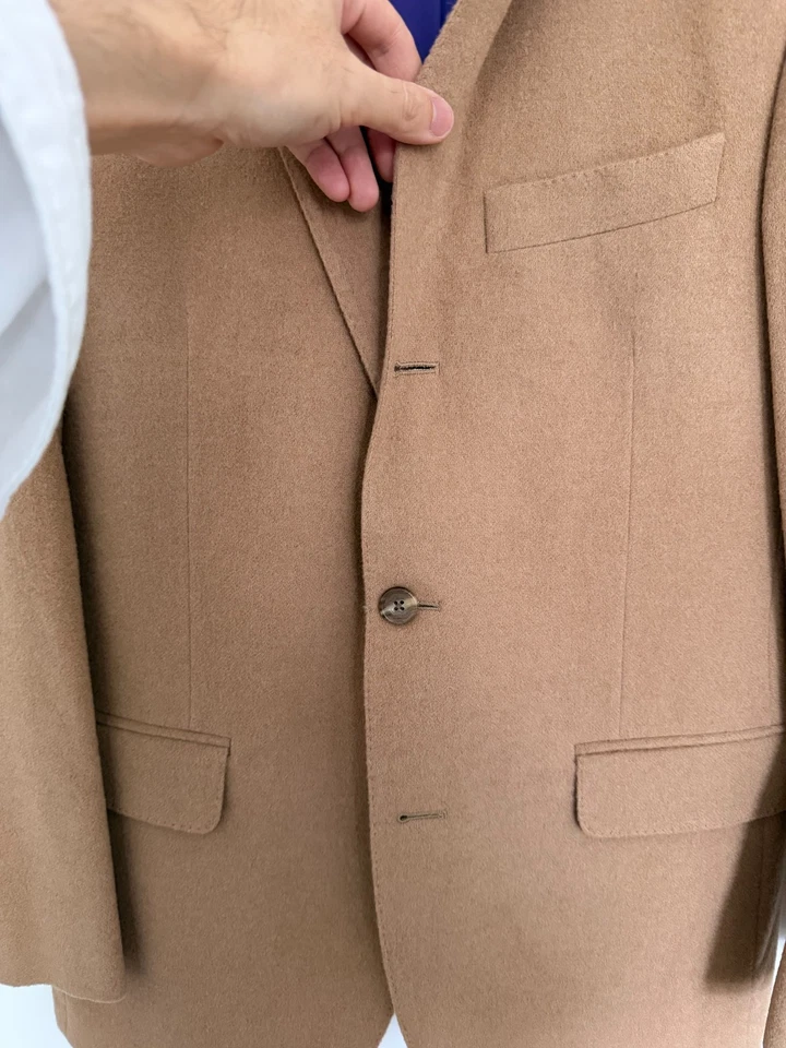 Blazer abrigo deportivo Southwick charretera pelo camel 38R como nuevo Foto 3 de 4