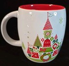 Disney Parks 12 oz Starbucks Holiday Castle Christmas Coffee Mug 2015-no box