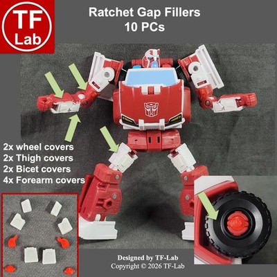 Gap Covers for Transformers Age of the Primes Autobot Ratchet upgrade kit TF-Lab