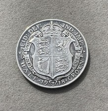 1918 Half Crown - King George V - Immaculate Uncirculated Condition