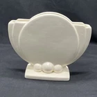 Haeger Pottery Skyscraper Art Deco Fan And Bubbles Architectural Vase 1933-37