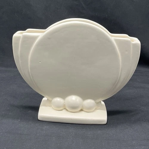 Haeger Pottery Skyscraper Art Deco Fan And Bubbles Architectural Vase 1933-37