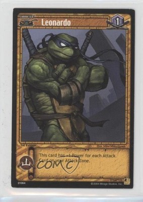 2004 Teenage Mutant Ninja Turtles TCG 1st Edition Leonardo #64