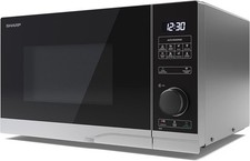 SHARP YC-PS234AU-S Digital Microwave Oven ECO Mode LED Light 23L 900W Silver