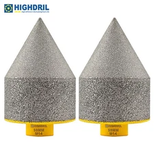50mm Diamond Chamfering Milling Finger Cone Bit Ceramic Tile Hole Saw Cutter M14