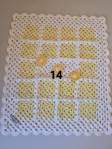 Pram Blanket Brand New Handmade 23"x20"