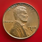 1938-S BN AU Lincoln Wheat Cent “Best Value on eBay" FAST SHIPPING 726