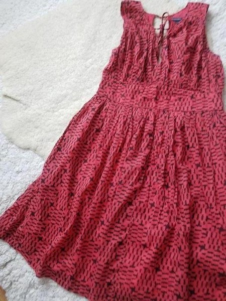 Women French Connection Dress Black Cotton 38 #8KSV