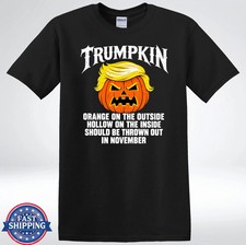 Spooky Season Pumpkin Graphic Unisex Cotton T-Shirt Halloween Funny Tee S-5XL