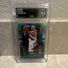 Panini Prizm 2019-20 Seth Curry #226 Green Prizm GMA 8.5 Dallas Mavs