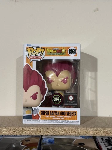 Funko Pop! Vinyl: Dragon Ball - Super Saiyan God Vegeta (Chase) (Glow) - Chalice