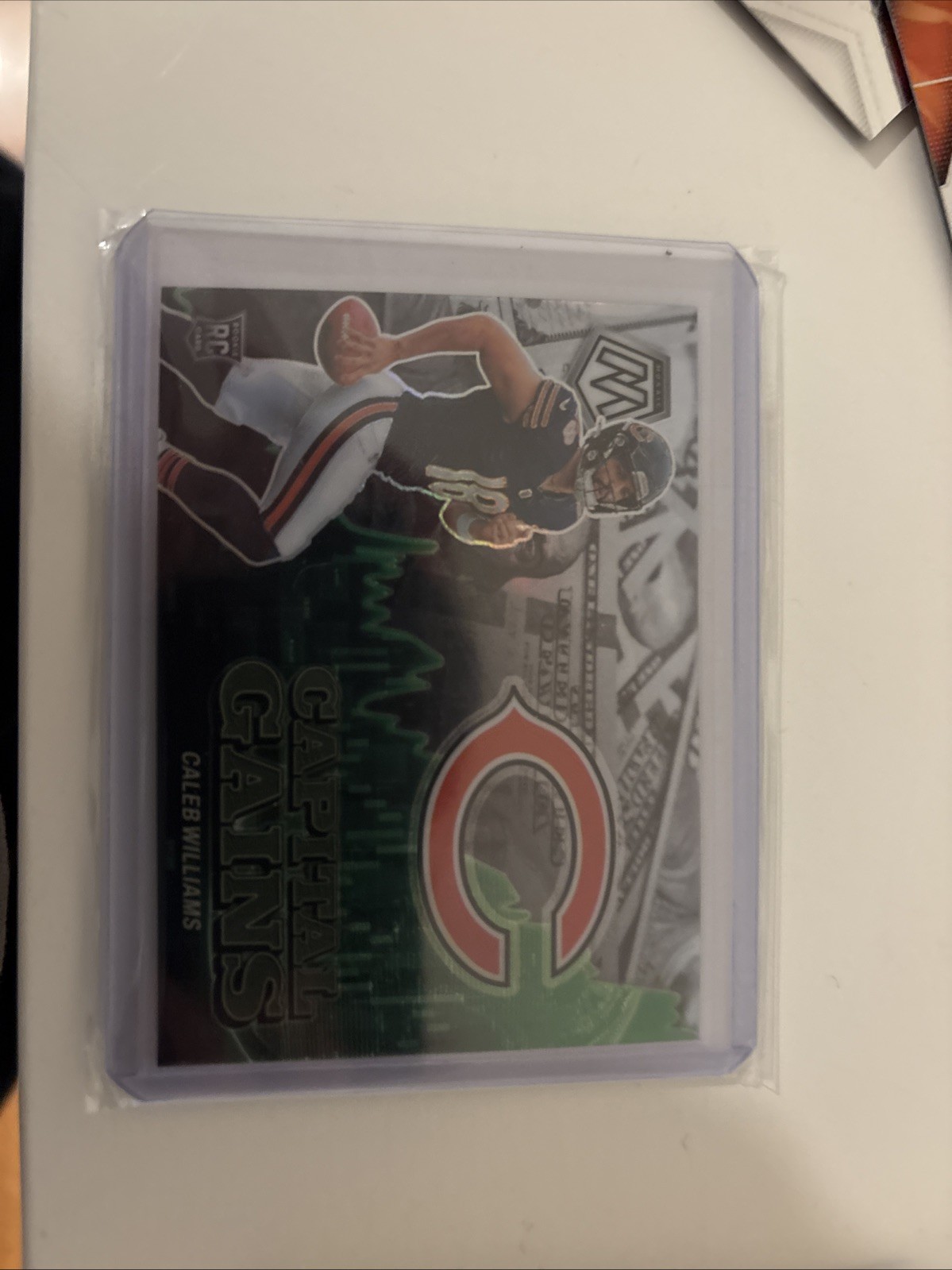 2024 Panini Mosaic - Capital Gains Caleb Williams #2 Silver Prizm (RC)