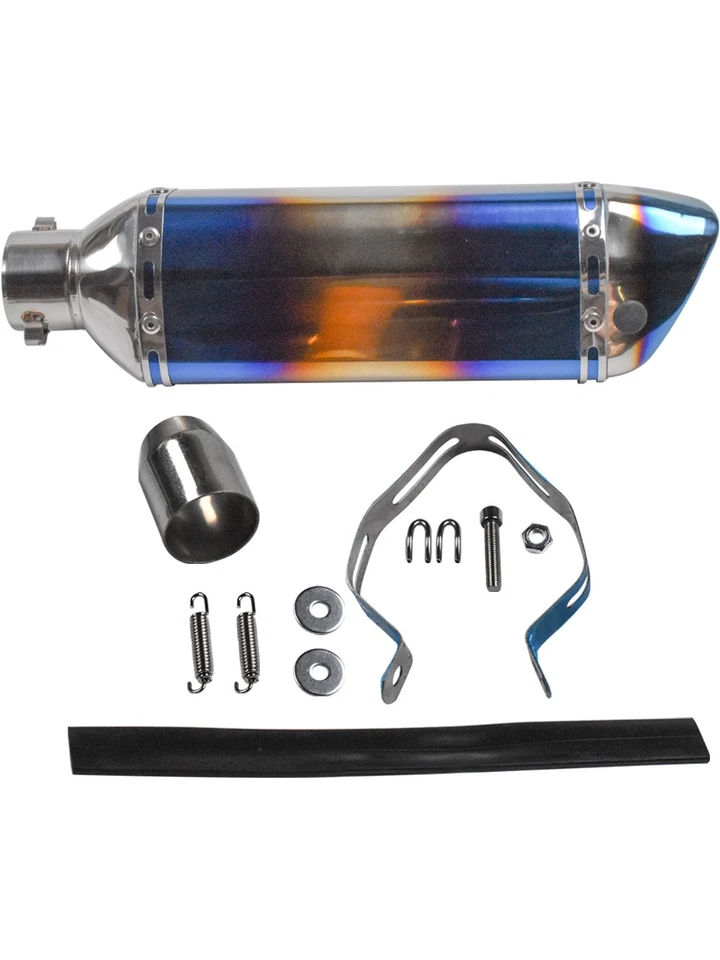 38-51mm Motorcycle Universal ATV Slip on Exhaust Muffler Pipe DB Killer Silencer - Image 2 of 4