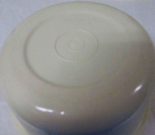 Tupperware 4-teiliges Set Gemüse Snack Serviertablett Dipschüssel Deckel mandel beige - Bild 4 von 4